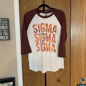 Tri sigma 3/4 sleeve!